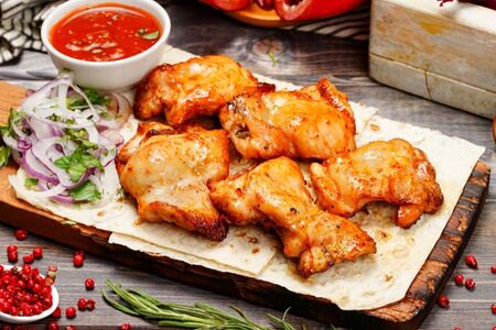 Шашлык из куриного филе