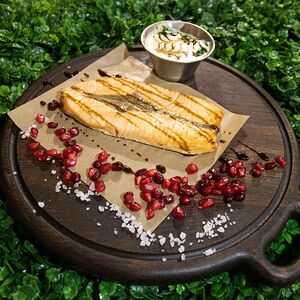 Семга со шпинатом