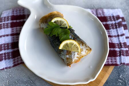 Рулет из скумбрии