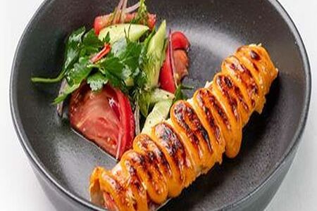 Фаланги краба, запеченные под острым соусом