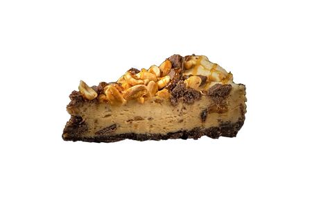 Чизкейк карамельный с арахисом