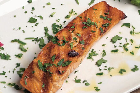 Стейк из лосося