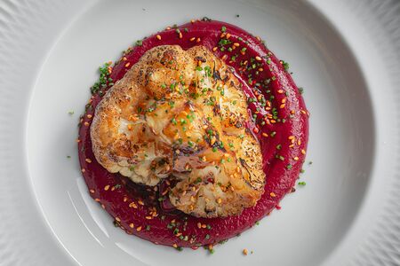 Цветная капуста на углях