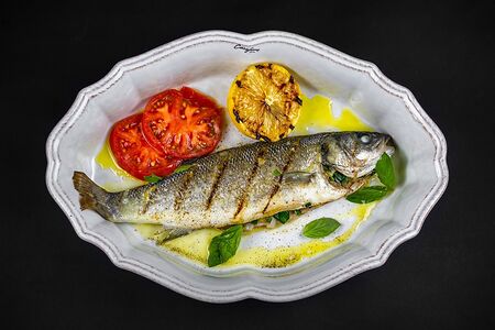 Сибас на гриле