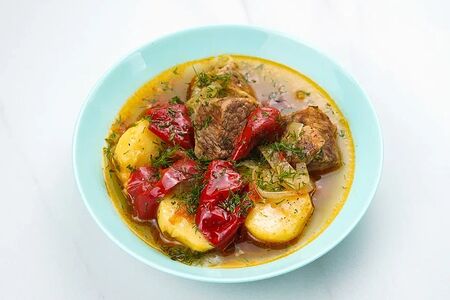 Хашлама с овощами