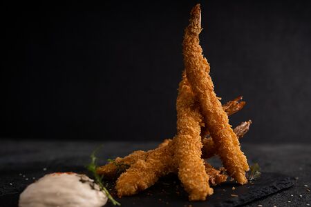 Креветки темпура