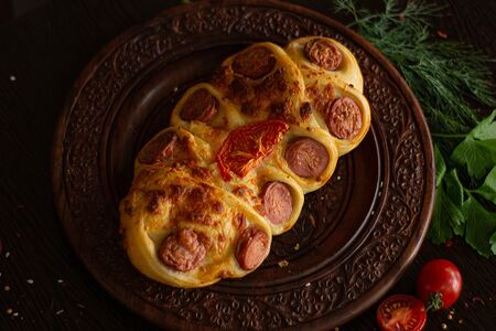 Сосиска по-французски