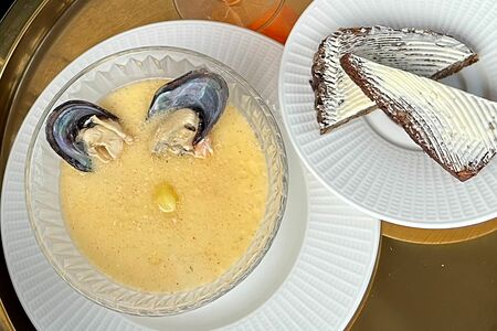 Люкс уха на сливках