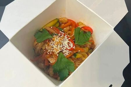 Лапша с курицей