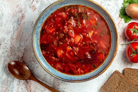 Борщ с телятиной