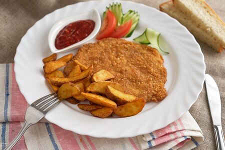 Шницель из куриной грудки