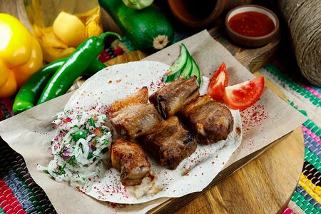 Свиные ребрышки гриль