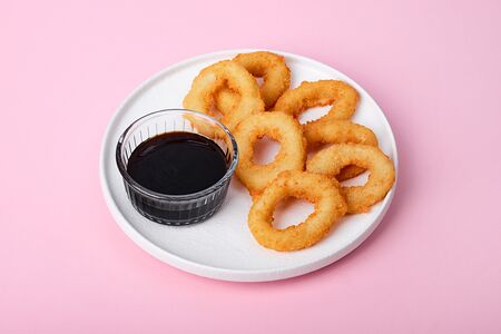 Кольца кальмара с соусом Терияки