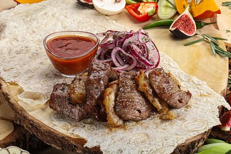 Шашлык из говяжьей мякоти