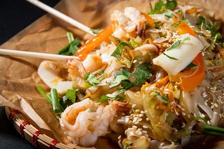 Яичная Хай Сан с морепродуктами