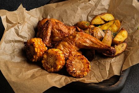 Цыпленок, пожаренный на гриле