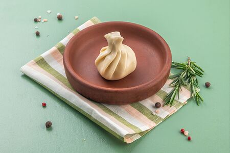 Хинкали с лососем