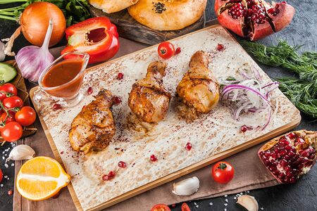 Шашлык из куриных ножек