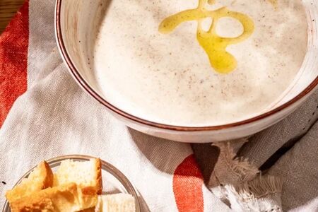 Суп-пюре из лесных грибов