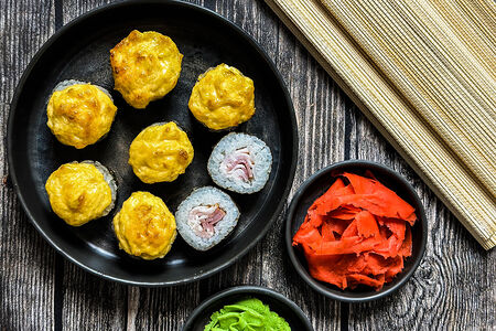 Запечённый с беконом