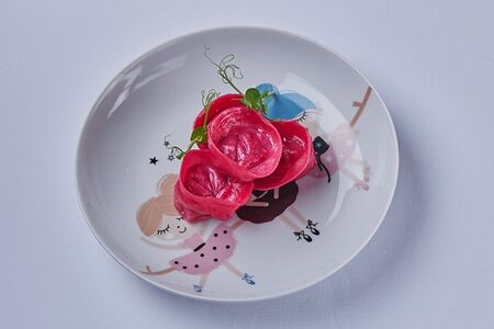 Димсамы цветные с говядиной