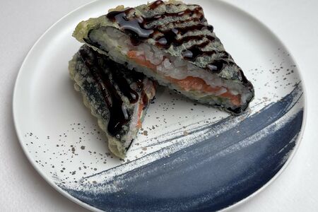 Сэндвич ролл с лососем