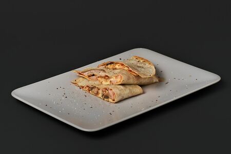 Кесадилья с беконом