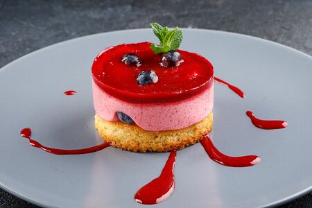 Клюквенный мусс