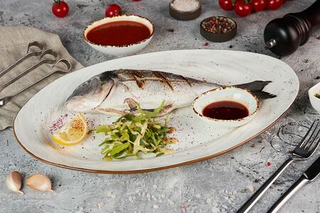 Дорадо на мангале