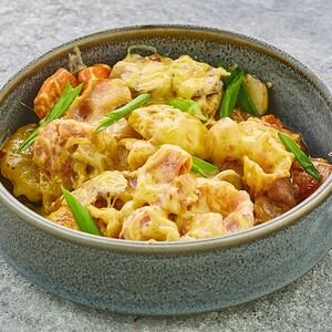 Гратен с беконом