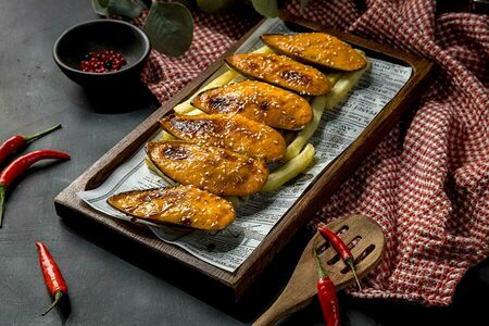 Мидии запеченные том ям