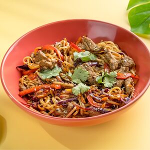 Вок №5 Свинина в медово-горчичном соусе