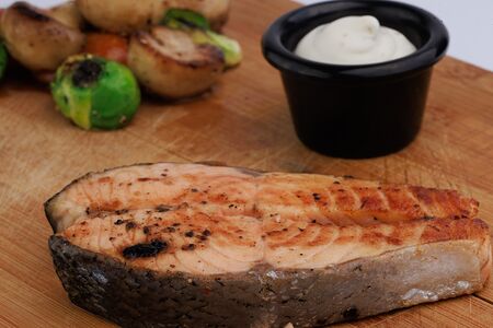 Стейк лосося