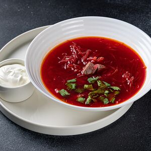 Борщ с телятиной