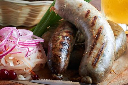 Ассорти колбас на гриле