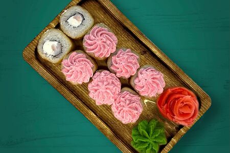 Лава темпура с креветкой