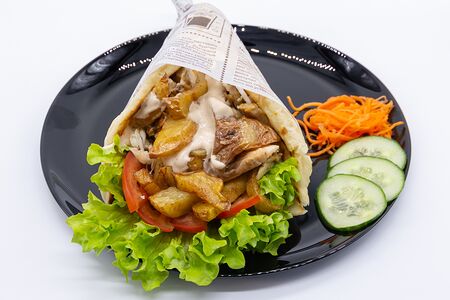 Гирос завернутый со свининой