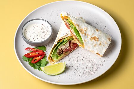 Буррито с вешенками