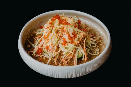 Камчатский краб, огурец, авокадо