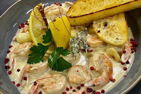 Креветки жареные