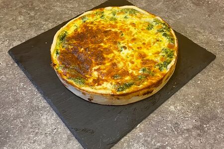 Киш со шпинатом 