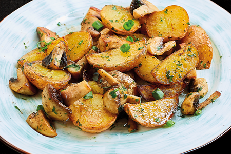 Картофель с грибами