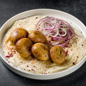 Шампиньоны на мангале