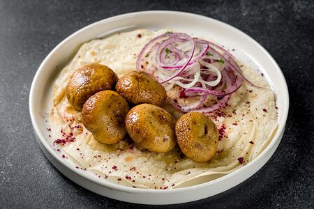 Шампиньоны на мангале