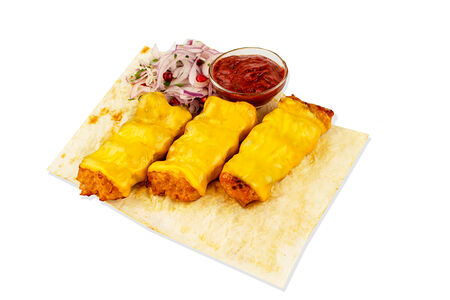 Люля-кебаб из телятины с сыром