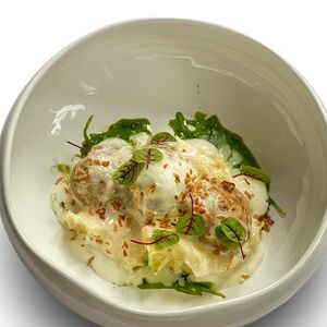 Котлетки из домашнего гуся, утки с картофельным пюре