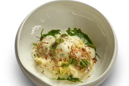 Котлетки из домашнего гуся, утки с картофельным пюре