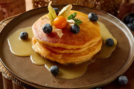 Панкейки с кленовым сиропом