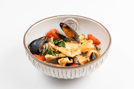 Жаркое из морепродуктов