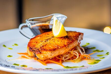 Стейк лосося